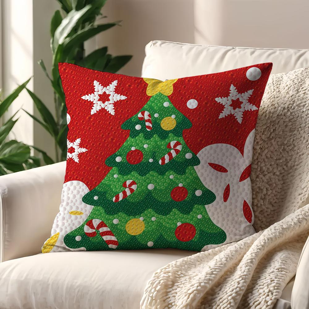 Christmas Nutcracker Cushion Cover Best Home Office Coffee Pillow Sofa Printing Decoration Room Shop Car Nordic Simplicity Hit