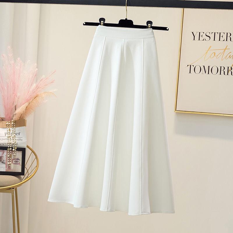 

Черная миди-юбка А-силуэта с высокой талией - Женская мода весна/лето 2022 M for 115-125 lbs