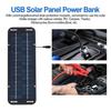 Portable 12V Solar Panel Kit Waterproof Solar Trickle Charger Solar Powered Charger Kit High Efficiency Car Battery Charger
