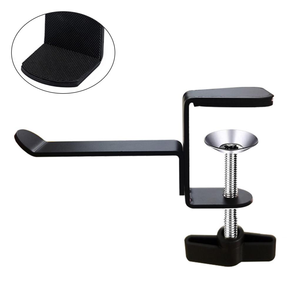 Adjustable Punch Free Metal Desktop Hanger Multifunctional Earphone Storage Bracket Cable Finishing Holder Desk Organizer Accessory HH 005