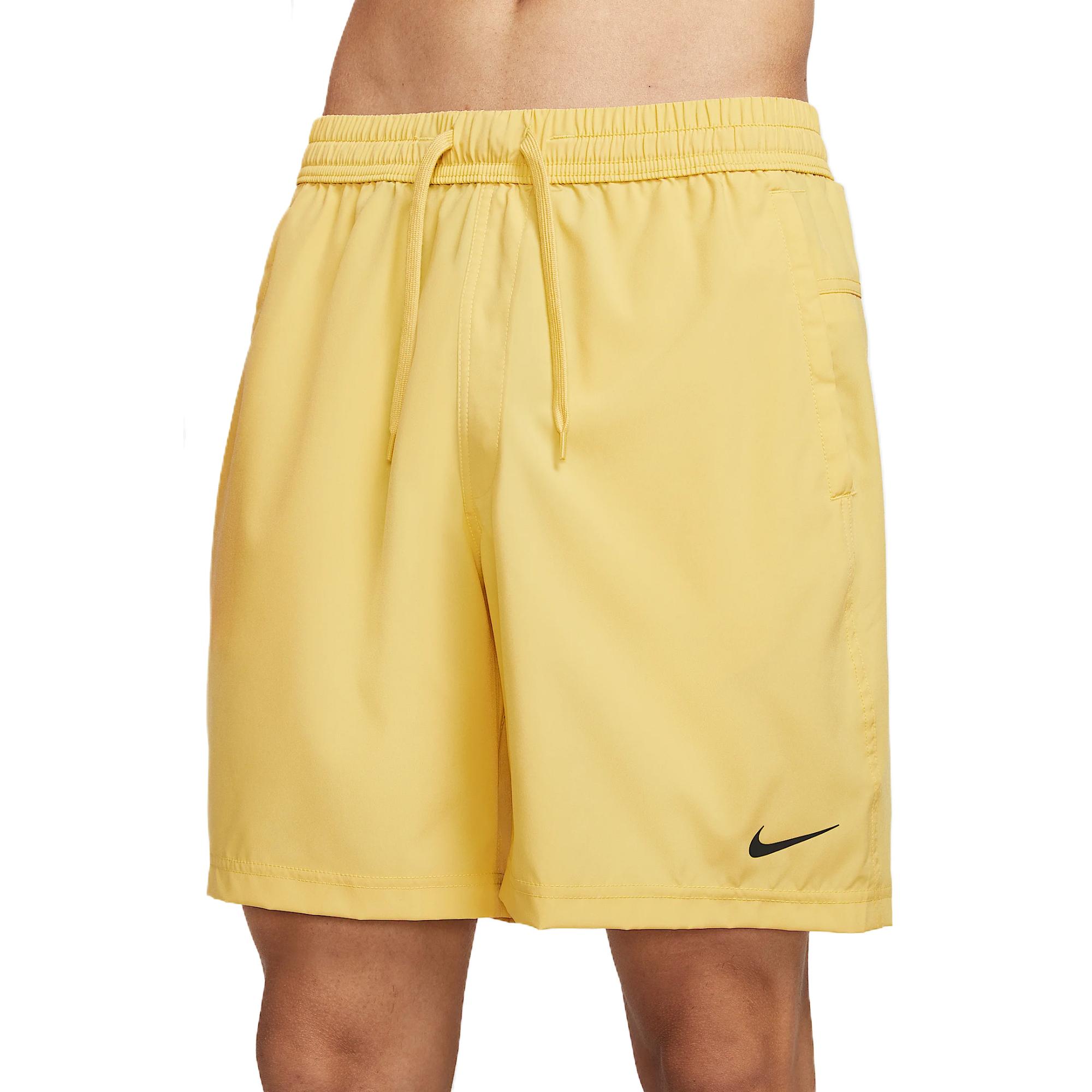 

Nike Dri-Fit Form Stylish Simple Beautiful Trendy Lace-Up Sports Shorts Men Shorts Saturn-Gold DV9858-700 S