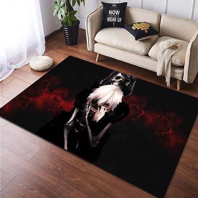 Žhavý anime Tokyo Ghoul 3D tištěný koberec do obývacího pokoje Protiskluzová plocha Koberec Ložnice Noční moderní dekorace na podlahu Podložka na jógu