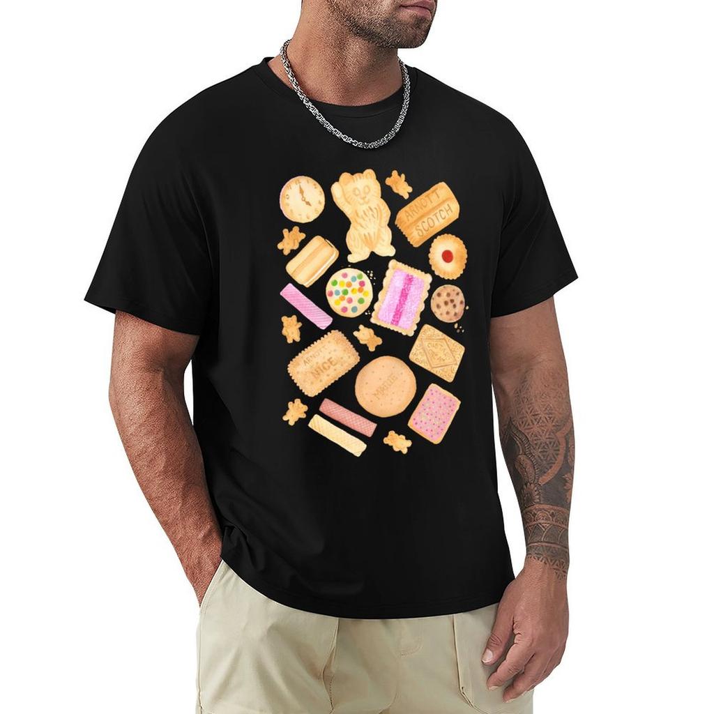 Assorted Biscuits Pink Tshirt Cotton Tshirt Plain For Unisex Package Tshirt