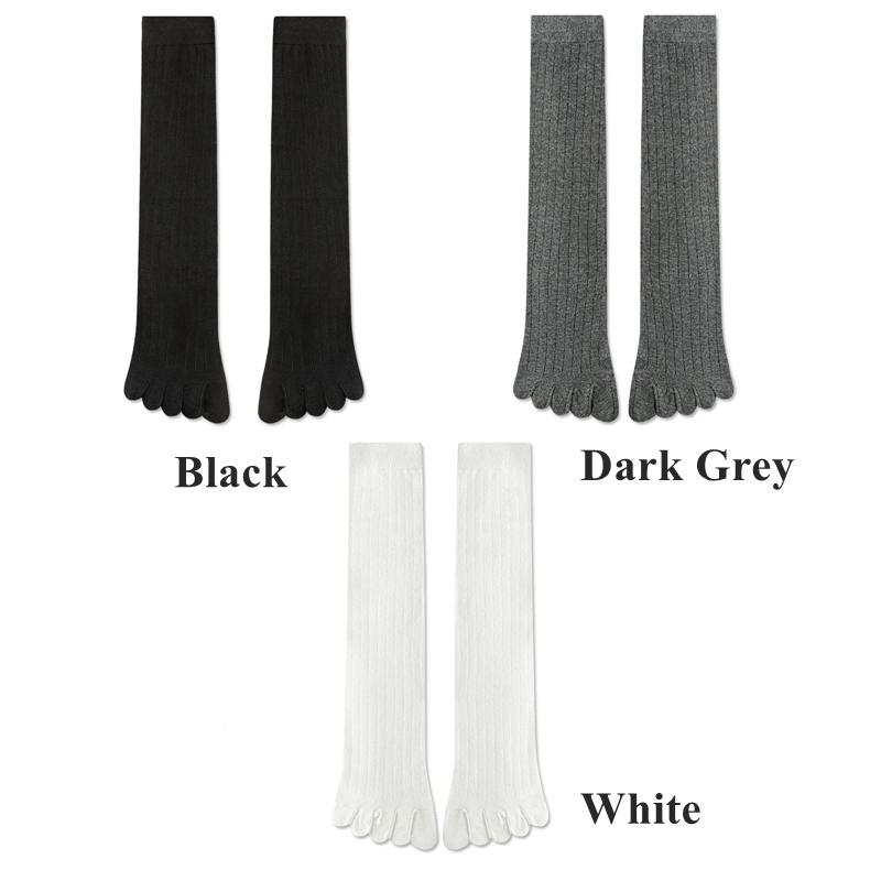 

3 пары носков для женщин и мужчин, длинные носки до икр с отдельными пальцами, высококачественные хлопковые носки с пятью пальцами, женские чулки