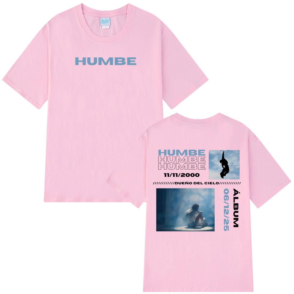 Customization Singer Humbe Esencia Tour Graphics T Shirts Unisex Unisex Hip Hop Tshirt Short Sleeve Fashion Oversized Cotton Tshir