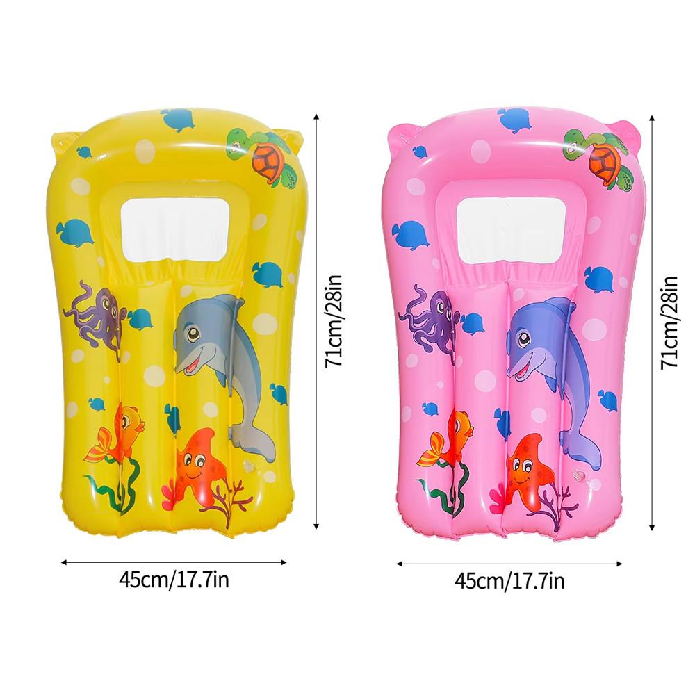 Inflatable Surfboard for Kids Thick PVC Beach Toy Summer Water Play