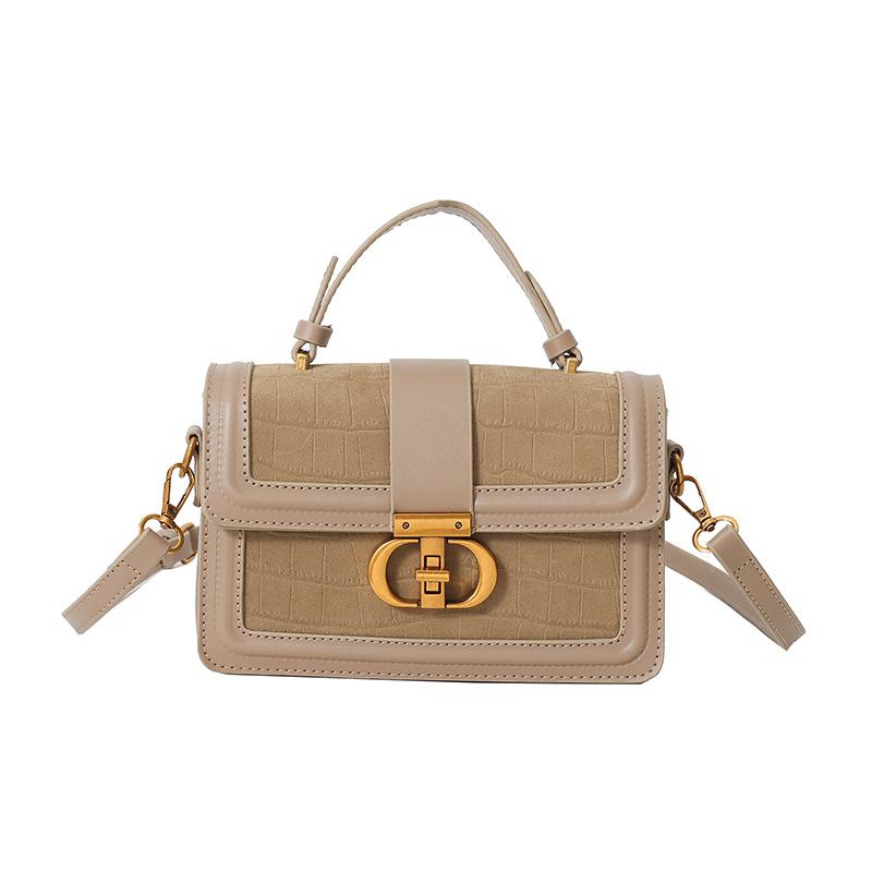 Today's Popular New Retro Portable Small Square Bag, High-end Texture Niche Design, Light Luxury Shoulder Bag.