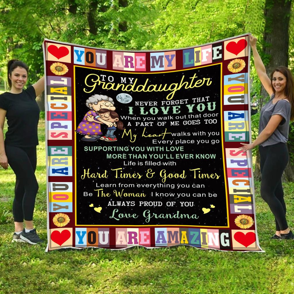 Letter Flannel Blanket Comfortable Wrap Blanket Perfect Letter Blanket