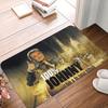 Johnny Hallyday Door Floor Bath Kitchen Mats Anti-Slip Indoor French Rock Singer Doormat Garden Entrance Rug Carpet Footpad