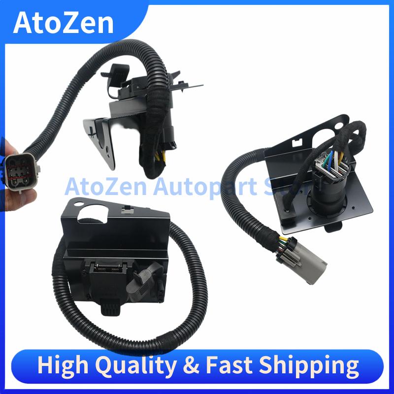 YC3Z-13A576-CA YC3Z13A576CA Car Trailer Tow Wiring Harness Plug with Connector & Mounting Bracket for Ford F250 F350 Super Duty