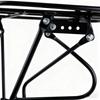 Rear Bicycle Rack 200kg Capacity Heavy Duty Steel Mount Adjustable Steel Bike Cargo Rack For Cycling Road Commuting Work