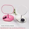 Luxury Rotatable Desktop Makeup Mirror with Storage