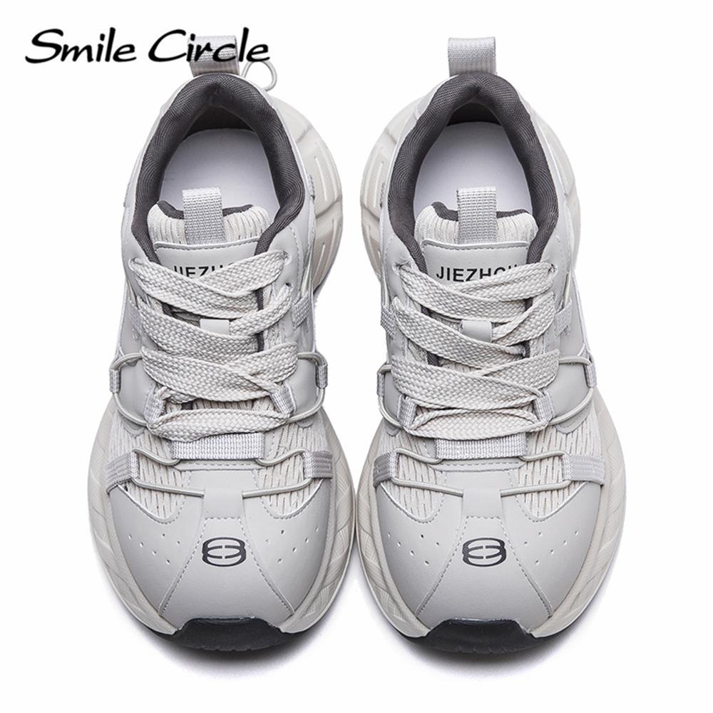 Women Sneakers Round Toe Height Increase Trainers Fashion Casual Thick Bottom Shoes