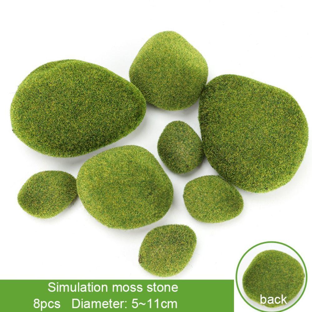Landscap Wedding Decoration Floral Arrangements Fake Rock Moss Artificial Grass Artificial Plants