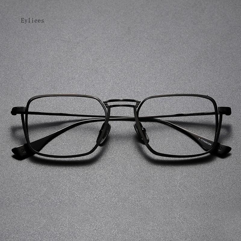 Classic Square Shape Finished Myopia Glasses for Men Women Business Style Prescription Glasses 0~-5.0 Diopter clear glasses