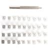 37pcs Stamping Dies Number Punch Set Hand Tools Set DIY Leather Stamping Kit  Gift Making