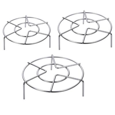 Round Steam Rack Stand Stainless Steel Multifunction Basket Pressure Cooker Rack Steaming Rack