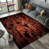 2025 New Style Brick Stone Building Wall Originality Rug Carpet for Living Room Bedroom Home Decor,kid Non-slip for Sofa Doormat