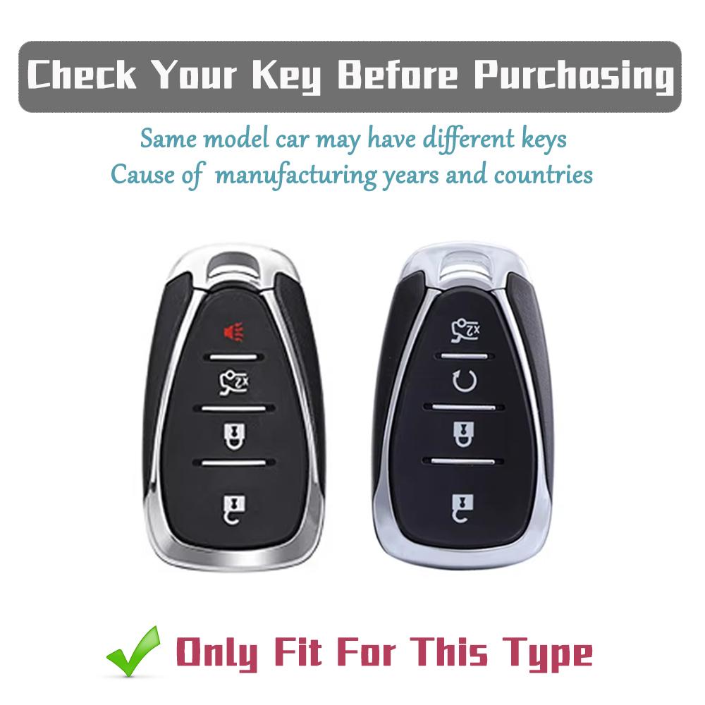 4 Buttons Car Key Fob Cover For Chevrolet Chevy Camaro Cruze Malibu Equinox Onix Spark Sonic Volt Key Case Chain Tpu Case Bag
