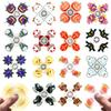 16PCS New Halloween Fidget Spinner Party Favors Cartoon Ghost Pumpkin Spider Web Spinning Top Anxiety ADHD Relief Figets Toy
