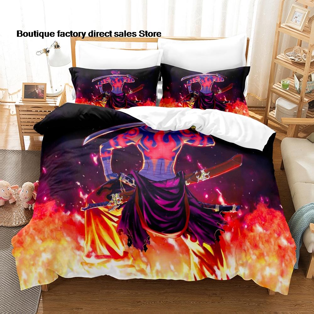3D Printed Gurren Lagann Anime Bedding Set Duvet Cover Pillowcase For Fans Bedroom Decor Twin Full Queen King Size Bed Linen