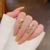Korean Trendy Light Luxury Niche Earrings for Women - Versatile, Exquisite Fashion Design