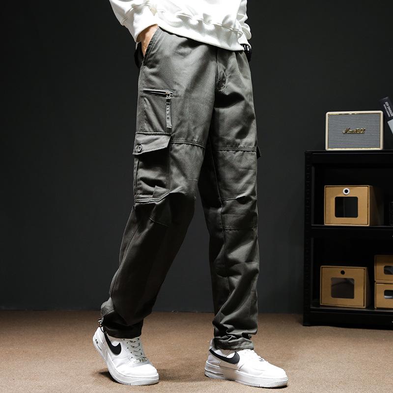 Pantaloni da Lavoro Resistenti all'Usura Multi-tasche da Uomo | Tuta da Lavoro a Vestibilità Larga per Protezione Lavoratori