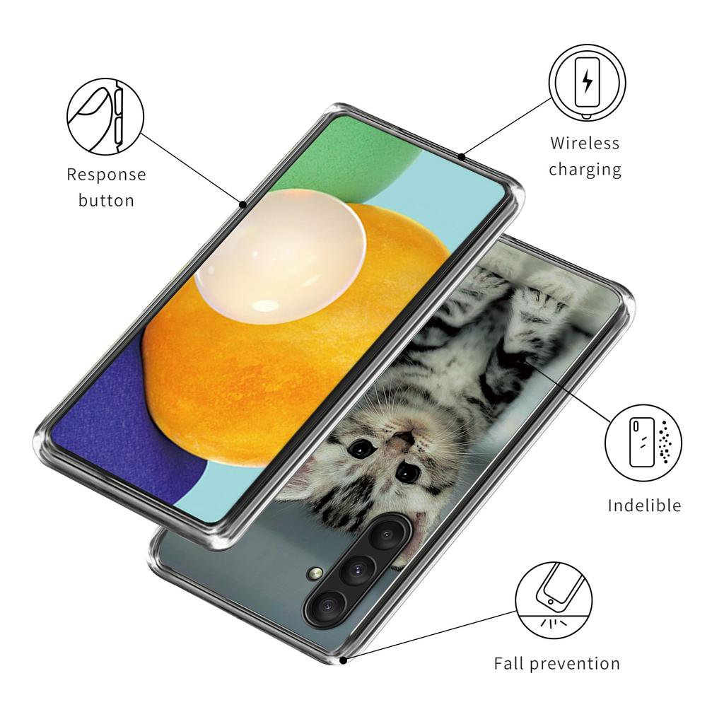 For Samsung Galaxy A25 5G (Global) (161.0 x 76.5 x 8.3mm) TPU Case Phone Cover IMD Pattern Printing