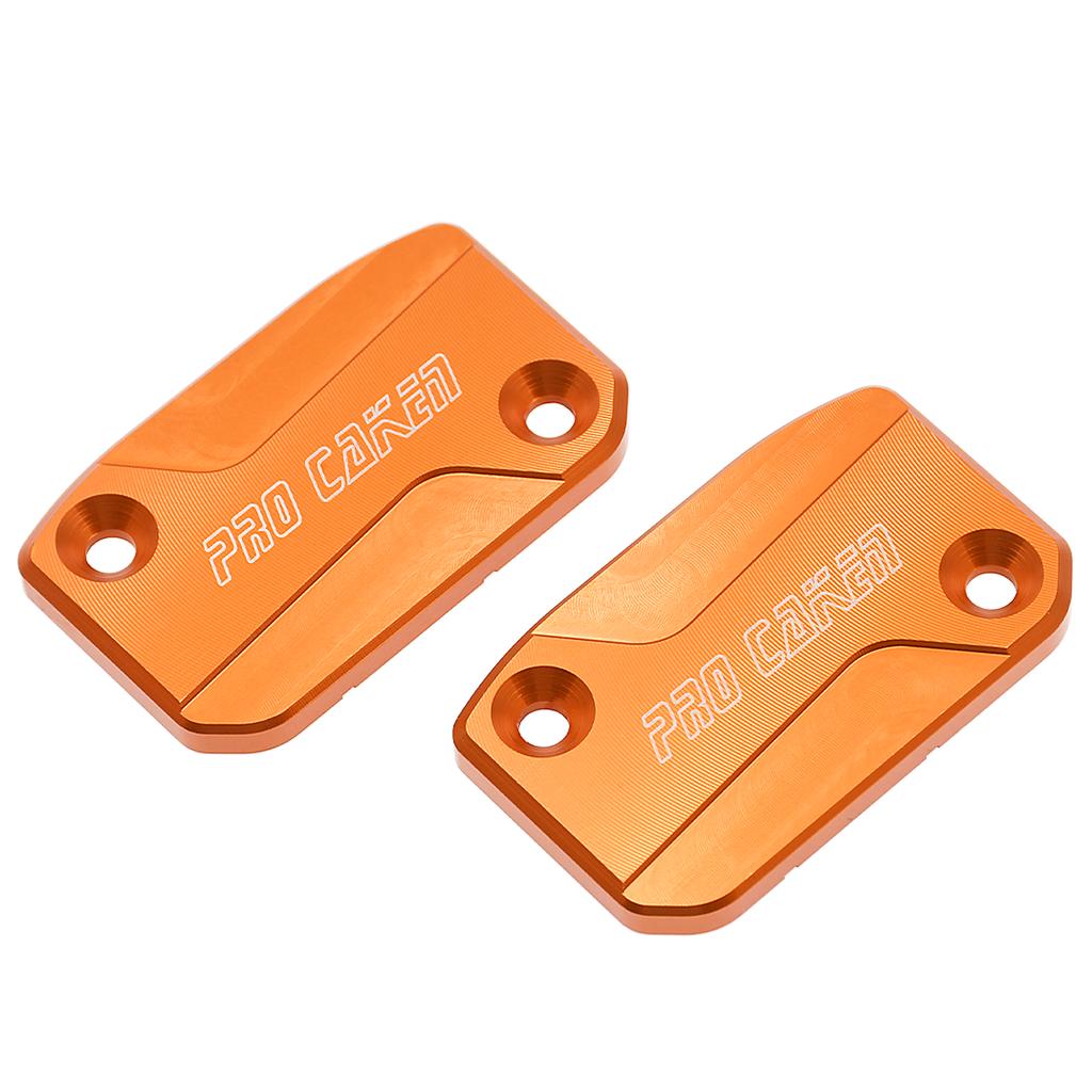 CNC Front Brake & Clutch Fluid Reservoir Cover Cap For KTM 125 150 200 250 300 350 450 500 EXC EXCF SX SXF XCF XCW TPI Six Days