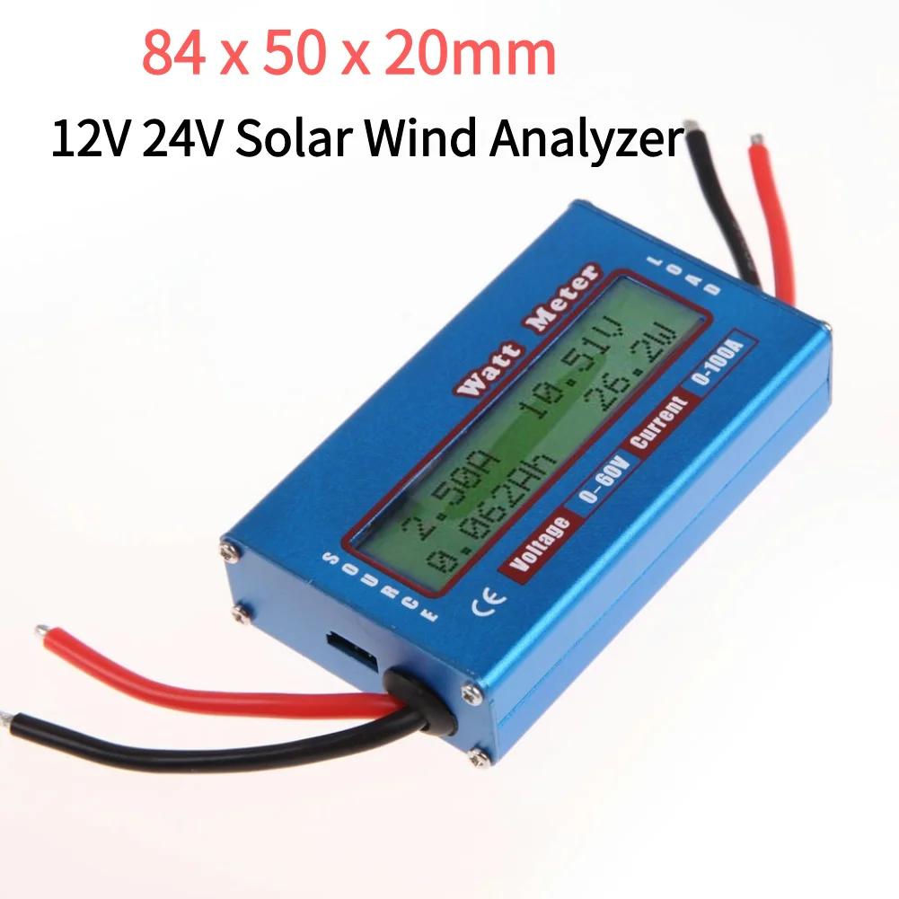 

Simple DC Power Analyser Watt Volt Amp Meter Voltage Detection Analyzer Testing Meter Battery Tester Checker Tools