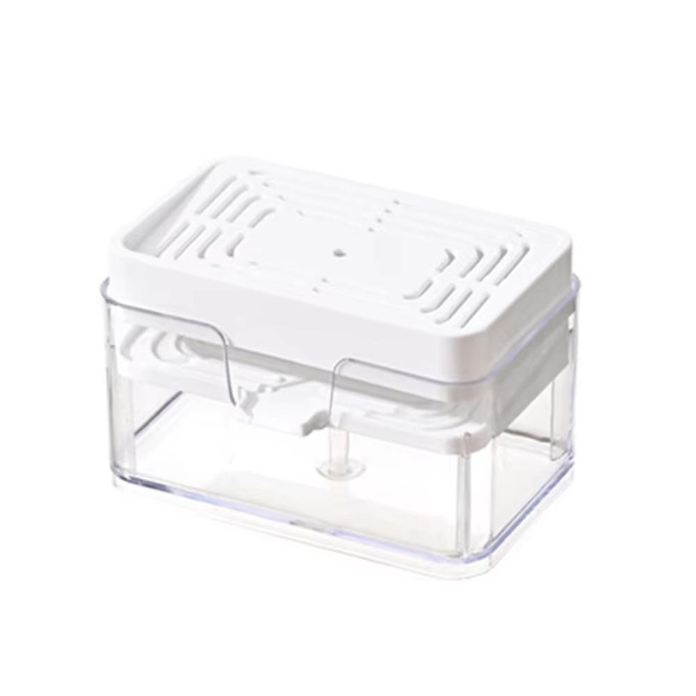 Multi-functional Sink Drain Soap Dispenser Kitchen Detergent Container Sink Drain Placement белый
