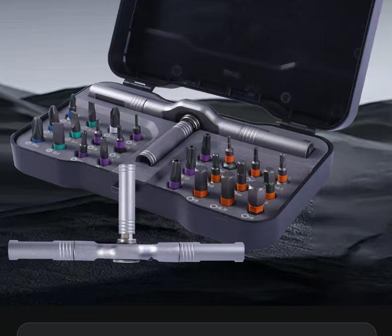 24-in-1 Multi-Functional Ratchet Screwdriver & Wrench Set