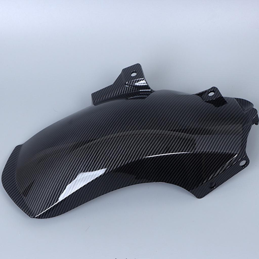 Plastic Motorcycle Mudguard Matte Black Carbon Fiber Rear Extension Splash Pad Protection Cover for PCX160