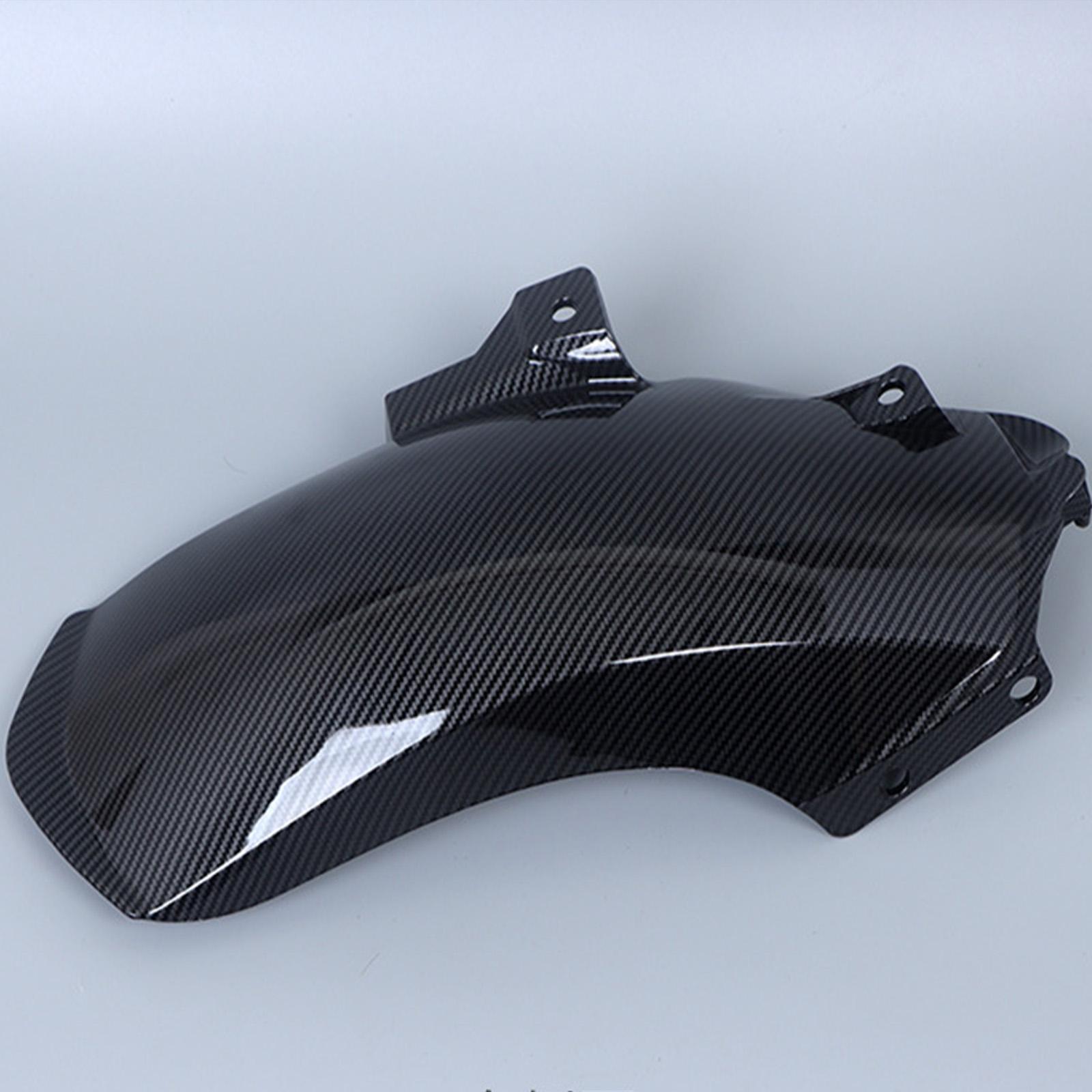 Plastic Motorcycle Mudguard Matte Black Carbon Fiber Rear Extension Splash Pad Protection Cover for PCX160 Carbon Fiber For PCX