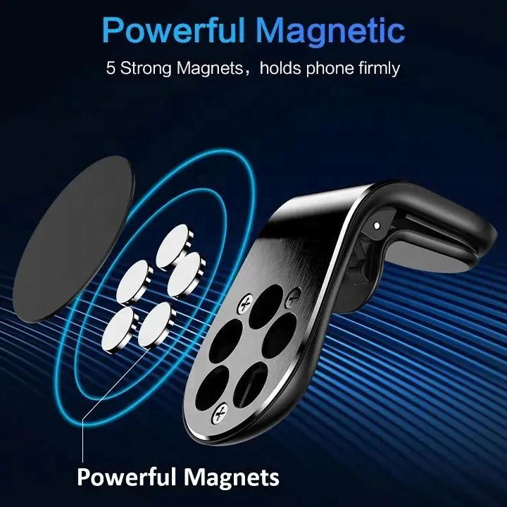 Universal Magnetic Air Vent Car Cell Phone Holder Cellphone Dashboard Clip Magnet Mobile Phone Stand Mount for Car Iphone