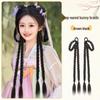 Ancient Style Claw Clip Hair Bun with Braids - Hanfu Ming Song Wig Accessory