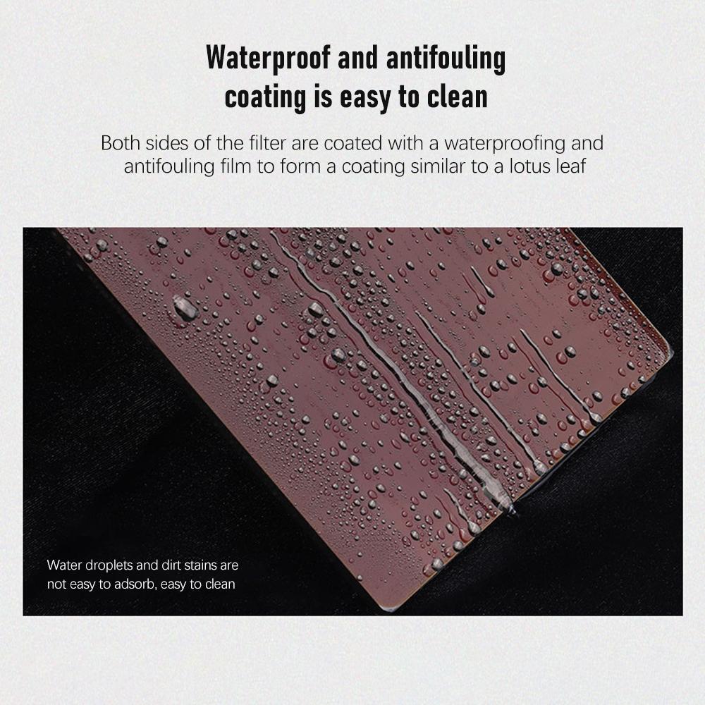 ND64(1.8)Lens Filter 4*4in ND Filters Optical Glass Waterproof Scratch-resistant with