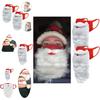 Fluffy And Adjustable 3d Santa Claus Cosplay Prop Beard For Christmas Fun
