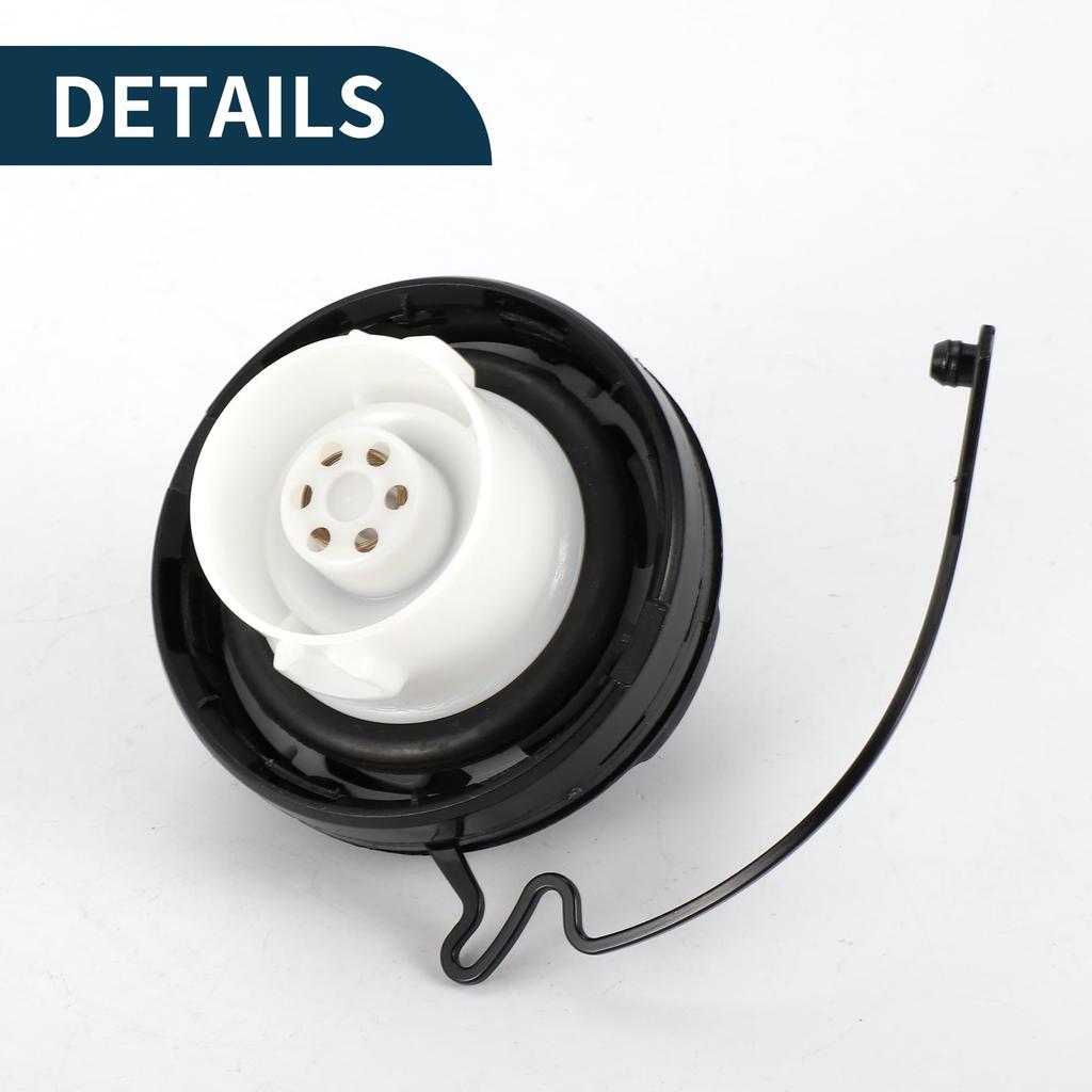 TUCKBOLD Fits Toyota 4Runner 2003-2009 Gas Fuel Cap No.7730033070 Fuel Filler Cap Black White