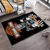 Tappeto Teschio Moto con Logo Harley-Davidson e Stile Racing Adatto per l'uso come antiscivolo per soggiorno camera da letto divani