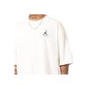 Jordan Oversized T-Shirt Round Neck Logo Drop Shoulder Loose Short Sleeve Men T-Shirts White DZ7314133