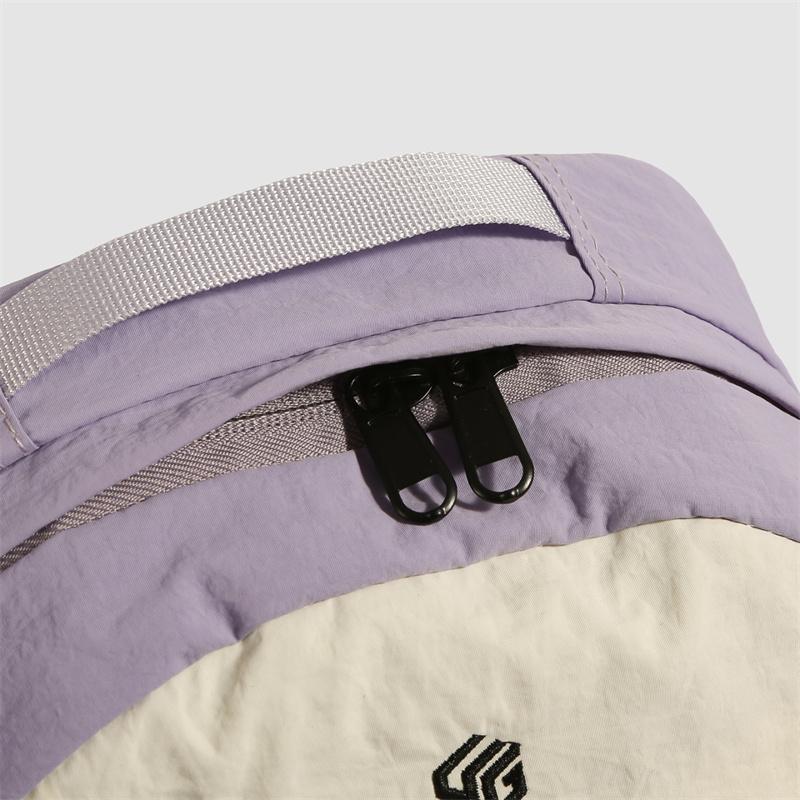 Unisex Backpack Color Block Nylon Backpack Outdoor Travel Bag