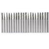 20 Pcs/Set Rotary Burr Set 3mm 1/8'' Shank Tungsten Steel Grinder Bits Engraving Bits Power Tool Accessories for Carving