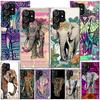 Elephant Mandala Aztec Phnoe Case for Samsung Galaxy S26 S25 Edge S23 S24 Ultra S22 Plus S21 S20 FE Unique Cover Soft Coque Gala