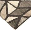 OUTSIDE-IN - Cubism Patterned Rug for Indoor and Outdoor Garden and Terrace 120 X 170 Cm Grey/Brown