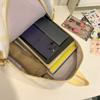 Schoolbag new fashionable small fresh backpack simple contrasting color backpack commuting Japanese students high value student schoolbag