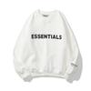 High Street Trend Brand ESSENTIALS Fleece-Lined Heavyweight Flocked Letter Hoodie for Men & Women
