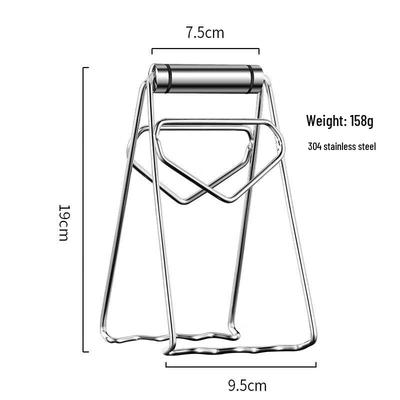 Skållningsskyddande Tång i Rostfritt Stål för Skålar & Tallrikar