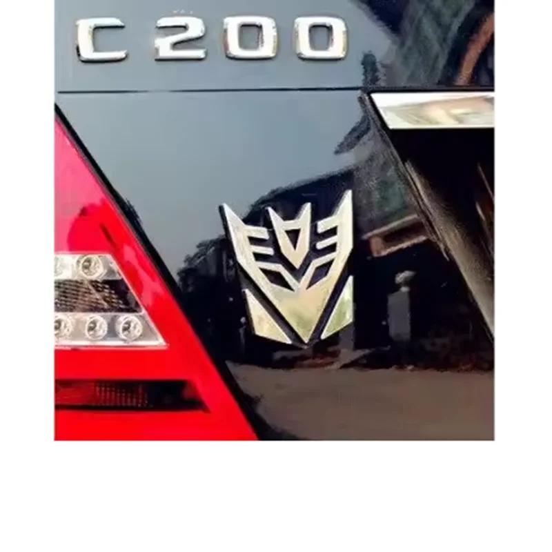Car 3D Car Stickers Transformer Badge Decepticon Emblem Tail Decal Cool Autobots Logo Car Styling Motorcycle Car Accessories