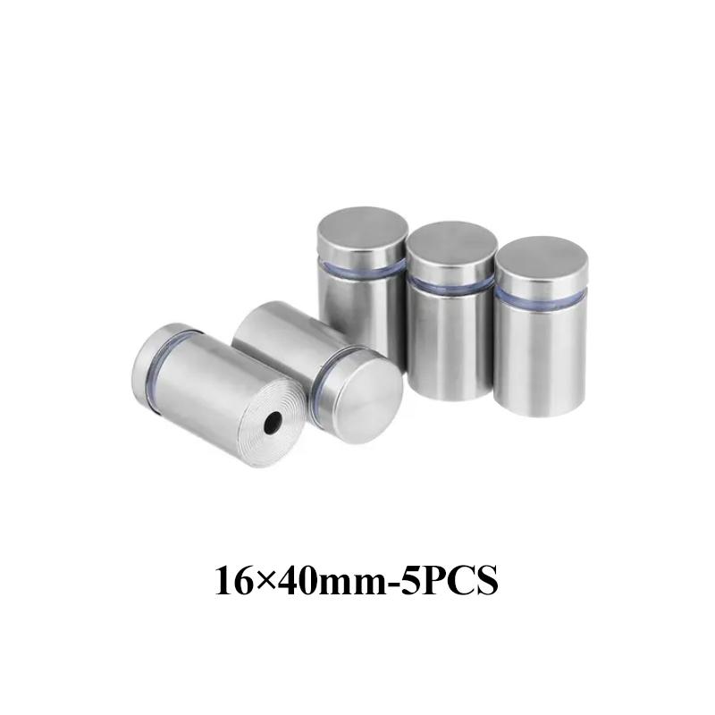 12-19MM Stainless Steel Glass Fasteners Advertisement Standoffs Pin Billboard Fixing Screws Advertising Board Fixed Nails Screw